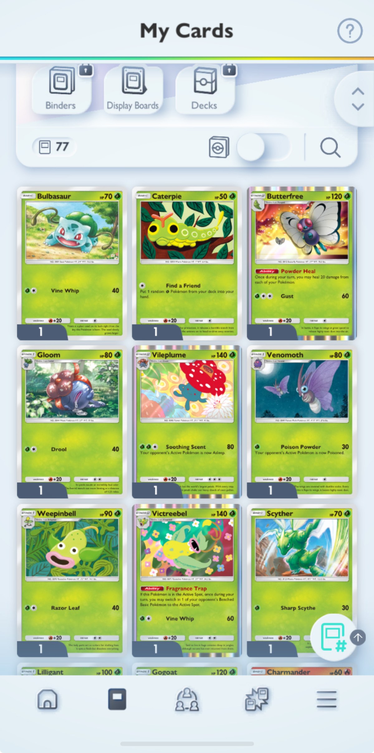 Pokemon inventory in Pokemon TCG Pocket as part of an article about what to do with duplicate cards.