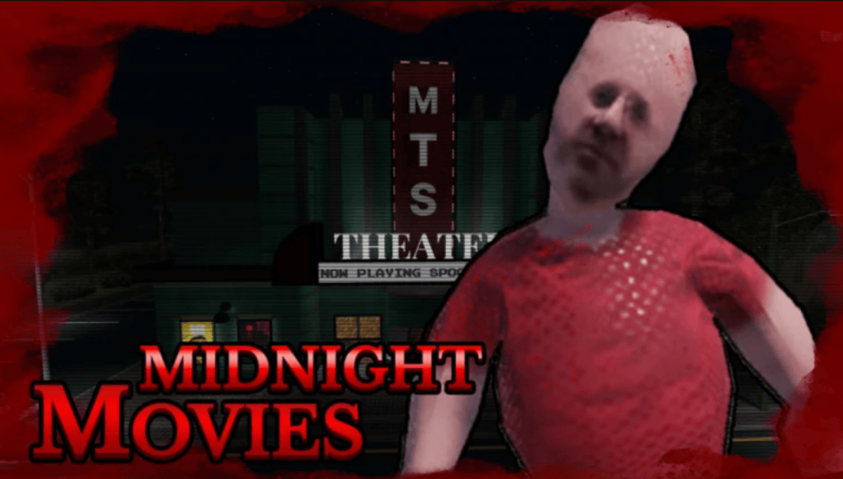 Midnight Movies from Roblox, best scary roblox games to play with friends