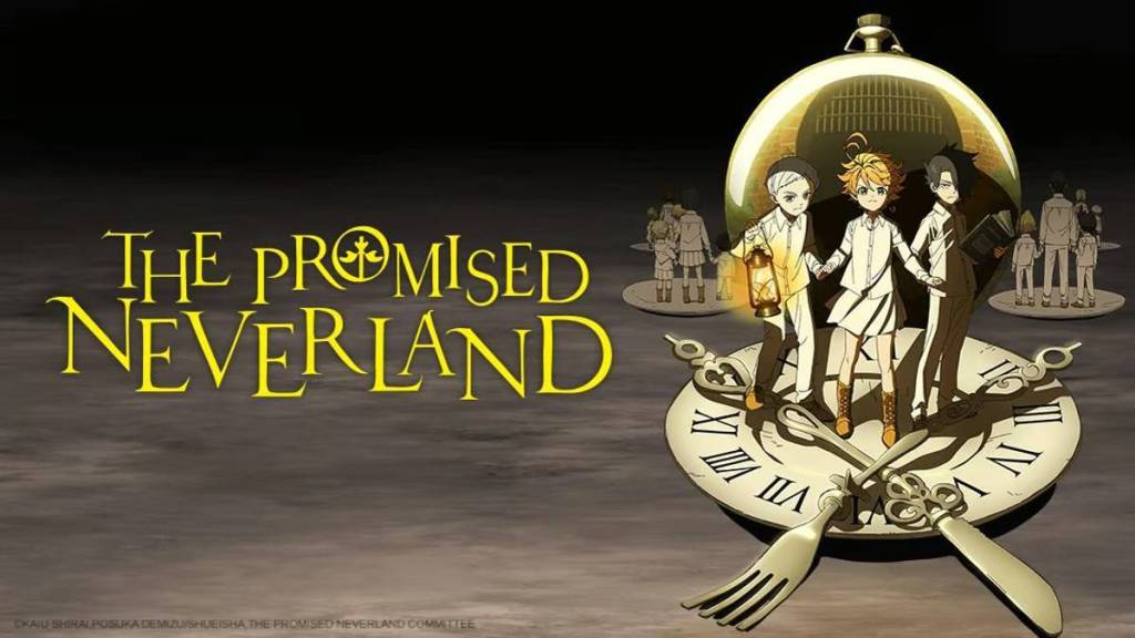 Promised Neverland Horror anime promo image