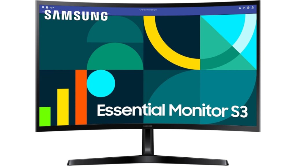 Samsung 27 inch S3 Monitor tech deal promo image 