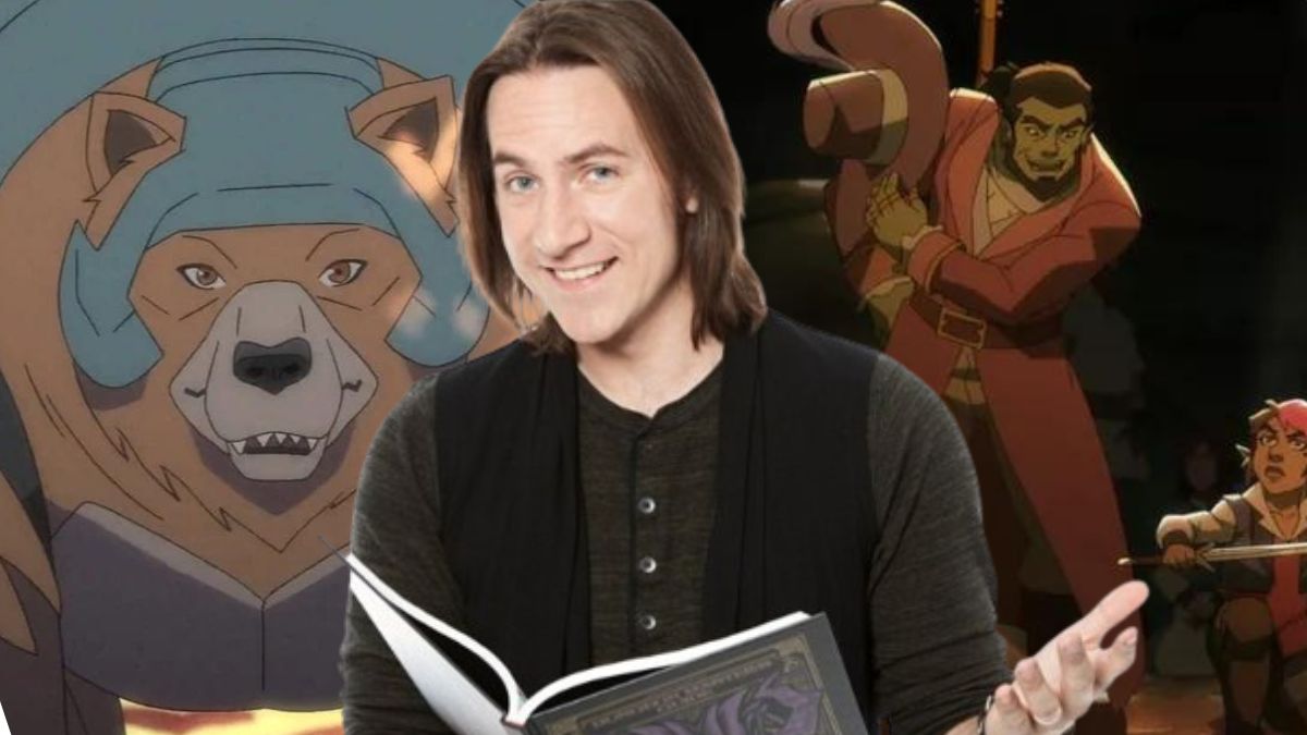 Matthew Mercer as part of an article about The cast of the legend of vox machina Season 3.