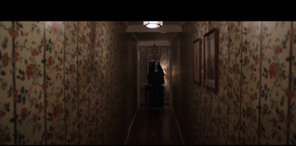 The Nun Jumpscare scene hallway