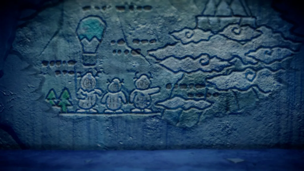 A mural in The Legend of Zelda; Echoes of Wisdom