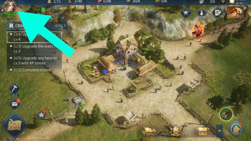 In-game screenshot of the Age of Empires Mobile profile.