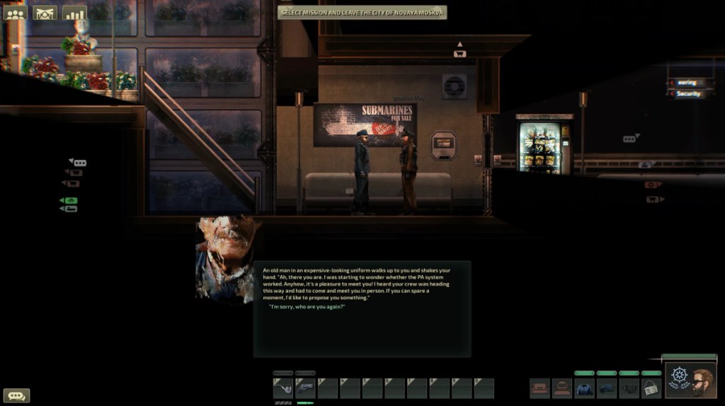 gameplay footage of Barotrauma