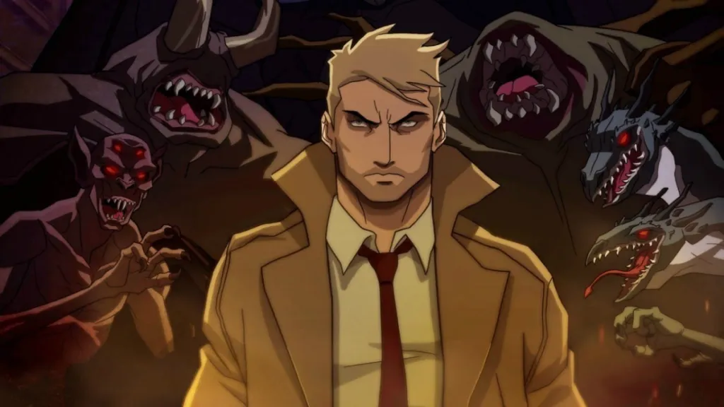 Constantine as part of an article about the best DC animated movies.