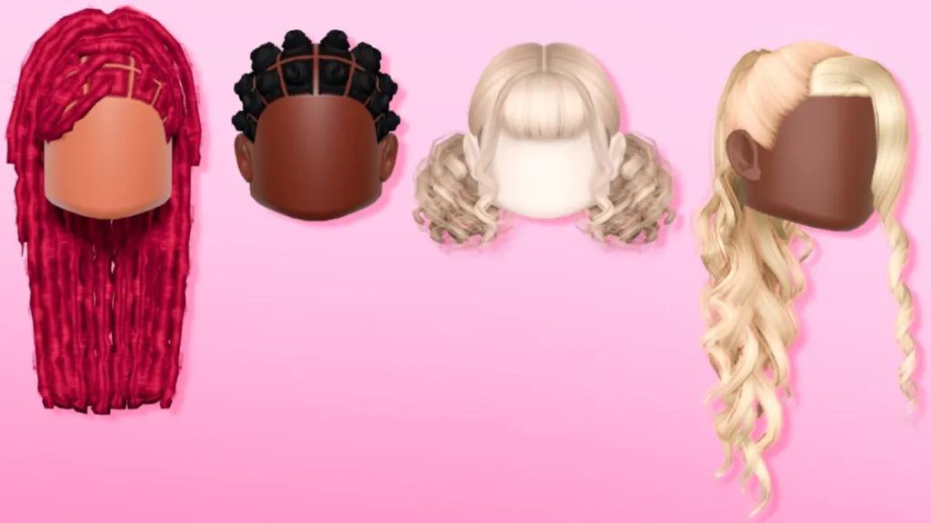 Sneak peak of four hairstyles coming with the Halloween DTI Update