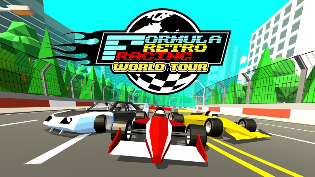 Stock cars race under the Formula Retro Racing title