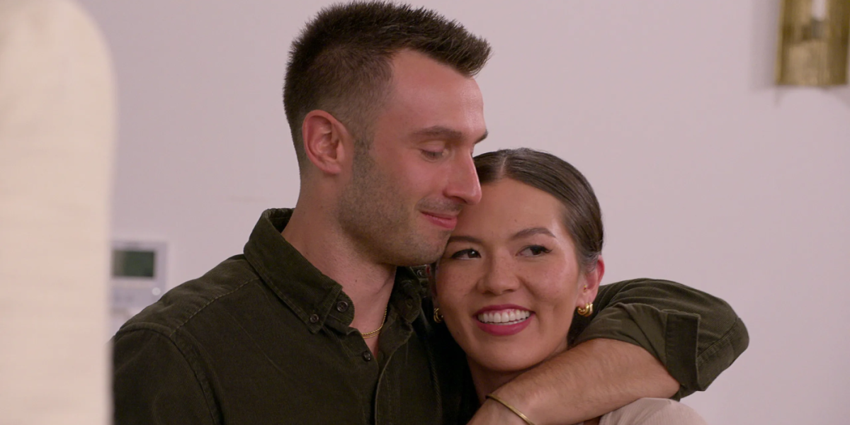 Garrett and Taylor embracing in Love Is Blind Season 7.