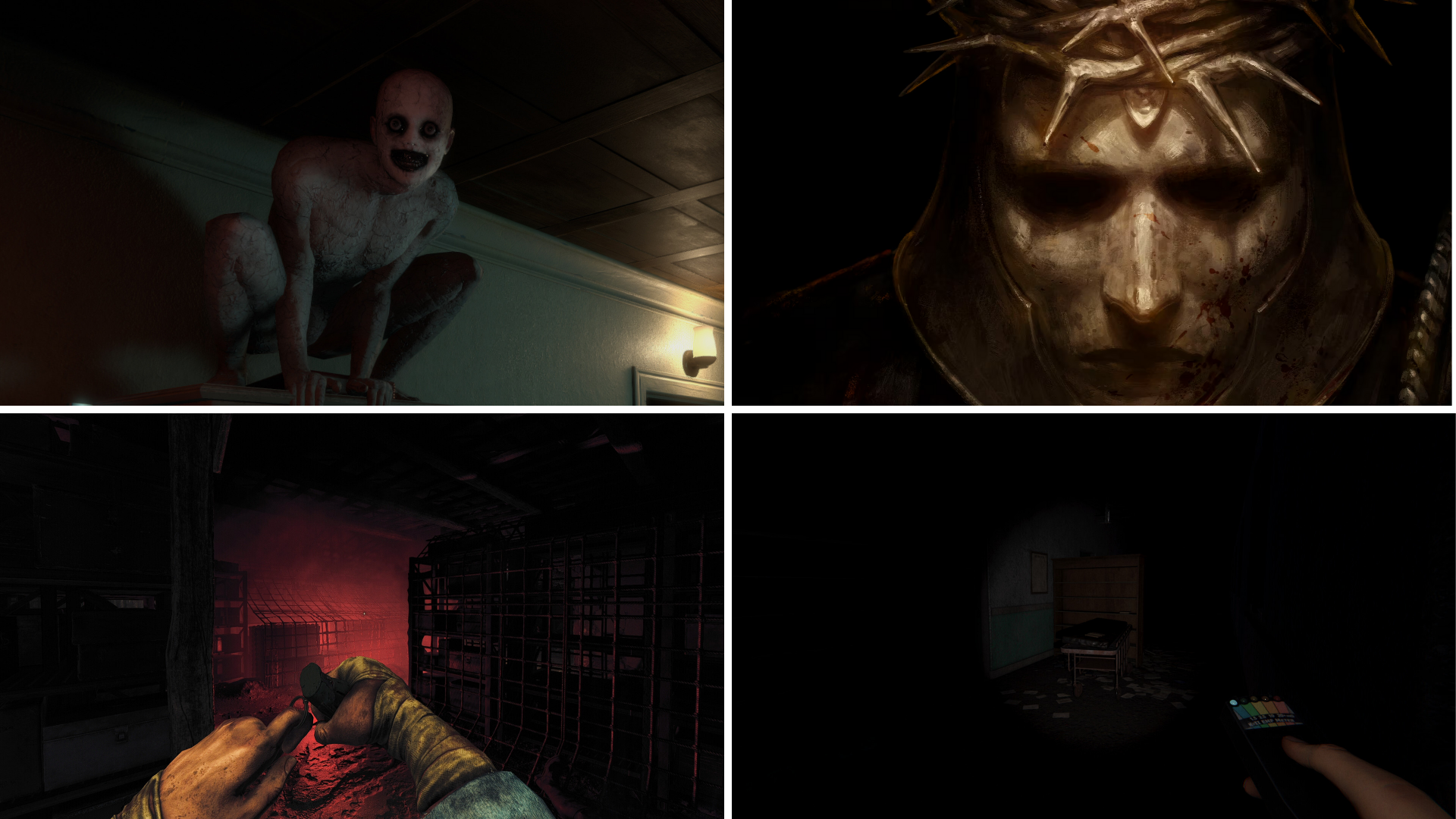 four image collage of some indie horror gems