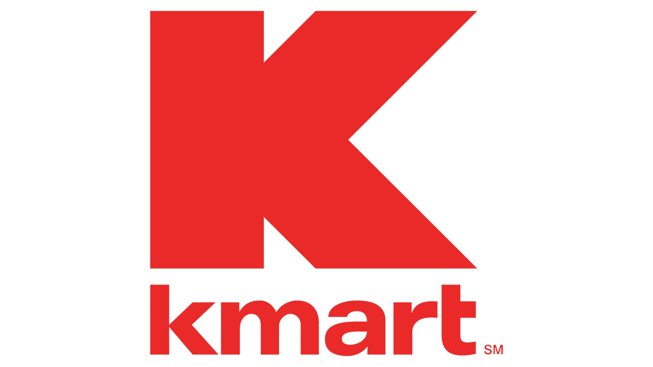 The Kmart logo, a red K with Kmart under it.