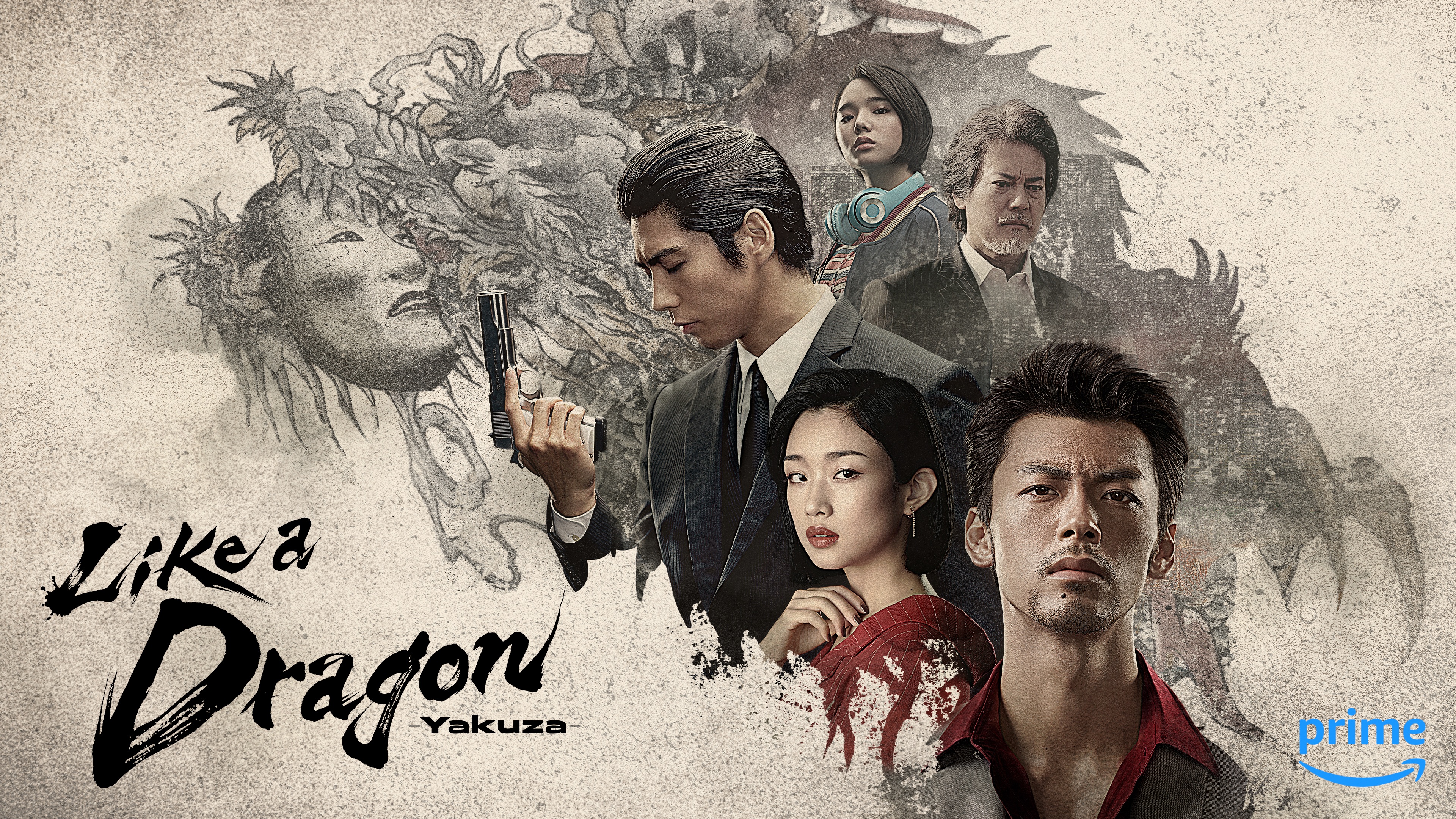 The cast of Like a Dragon: Yakuza.