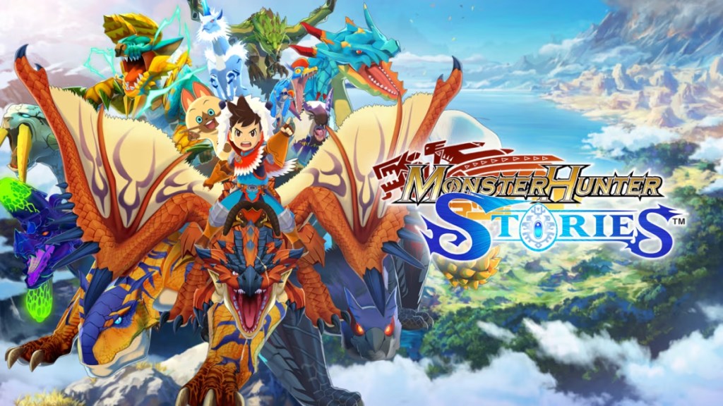 The key art for Monster Hunter Stories