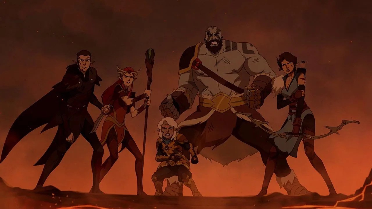 Characters from The Legend of Vox Machina Season 3.