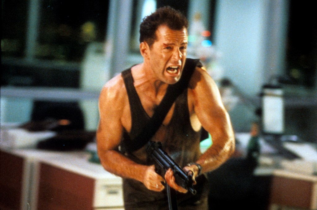 Bruce Willis in Die Hard, image via IMDB