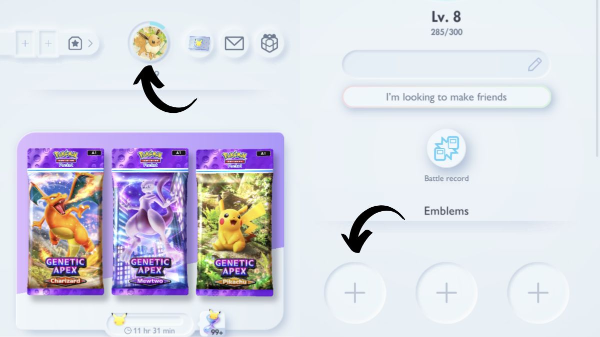 How to Display Emblems on your Pokemon TCG Pocket Profile