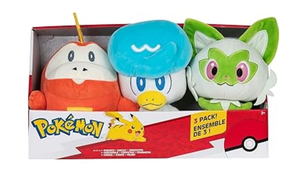 Pokemon Paldean Starter Plushies Black Friday Deal