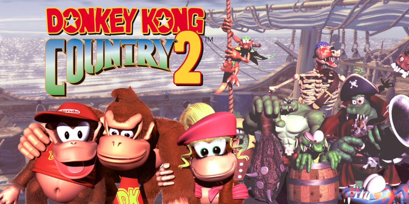 Donkey Kong and his buddies