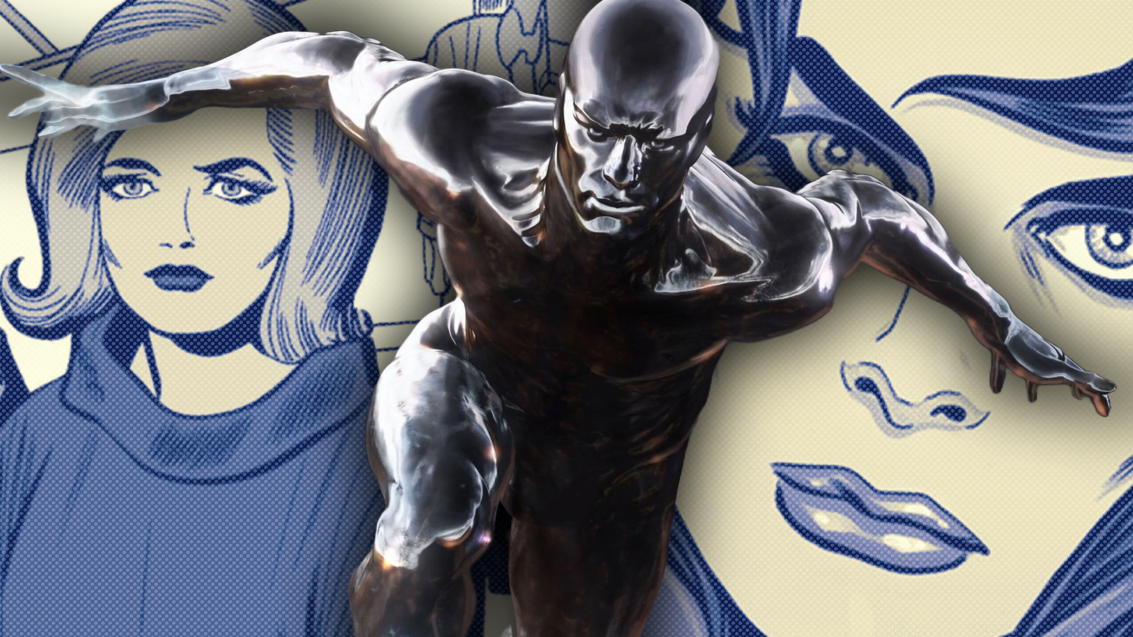 A custom header featuring Alicia Masters, the Silver Surfer, and Shalla-Bal