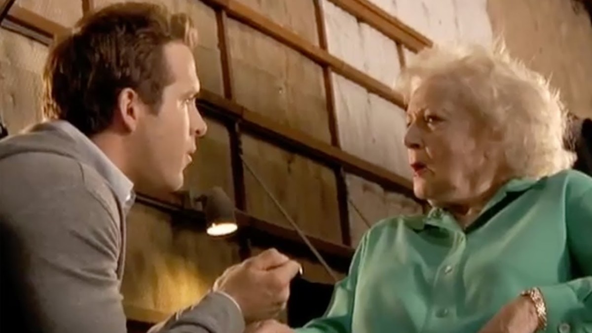 Betty White in The Proposal  as part of an article about 2010s movie stars... 