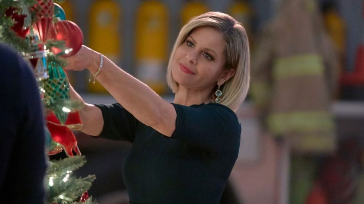 Candace Cameron Bure in a Hallmark movie.