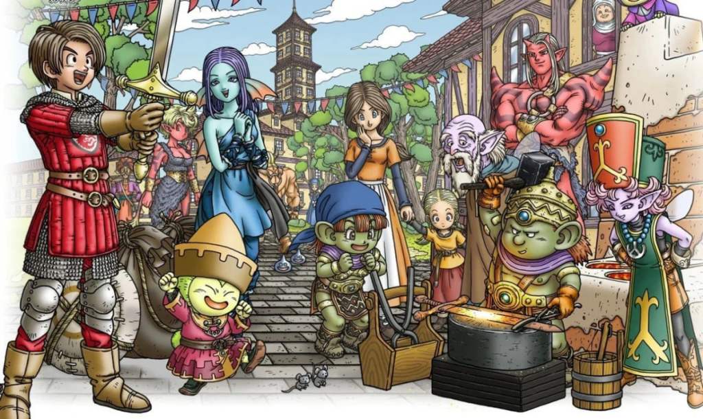 Key art for Dragon Quest 10