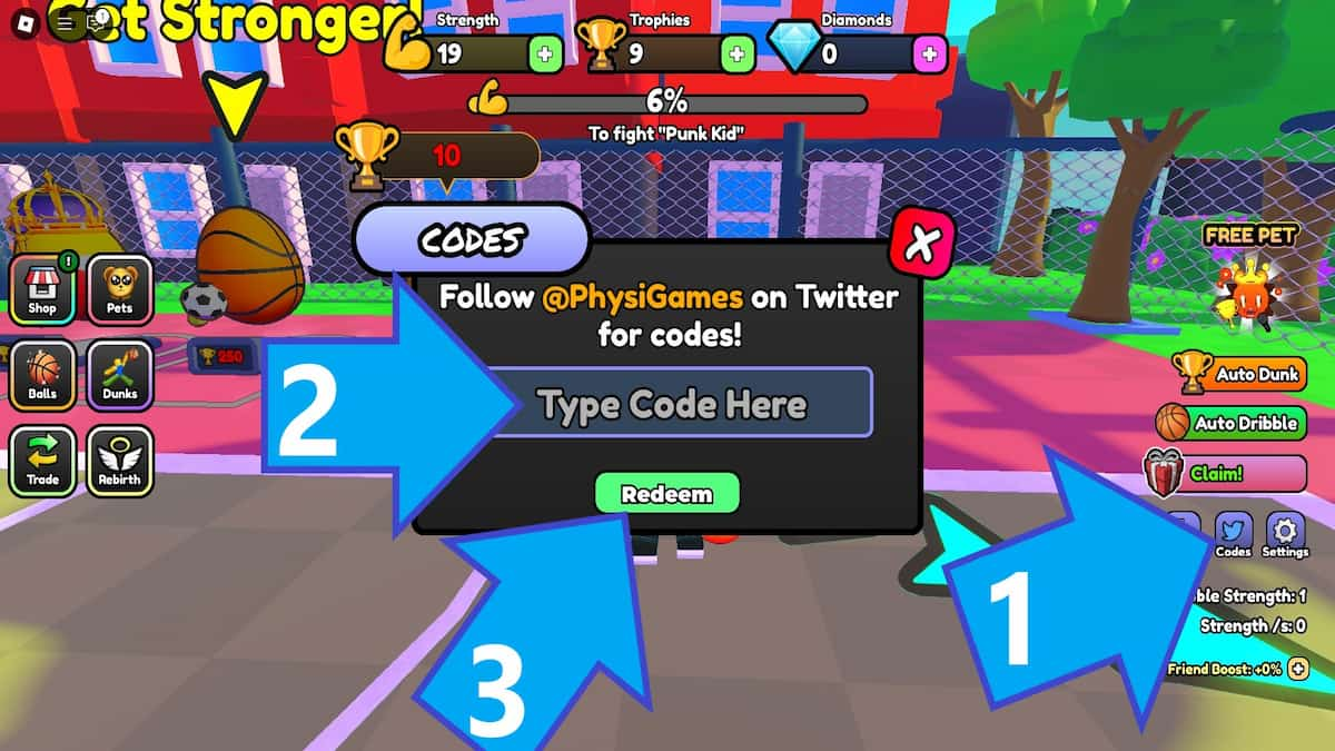 How to redeem Dunk Battles codes