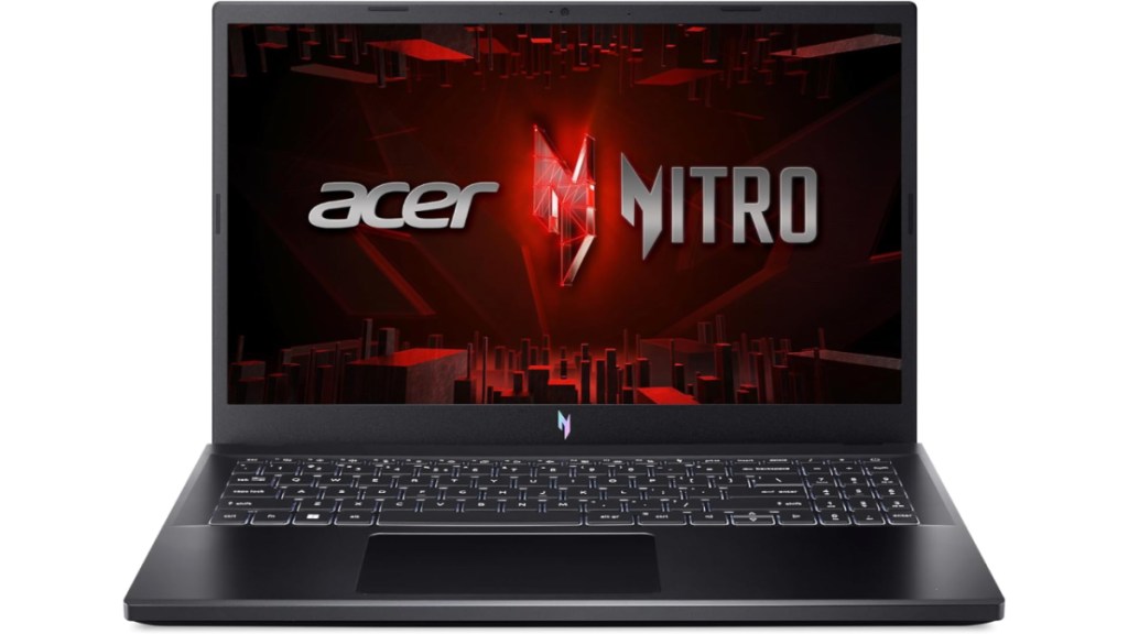 Acer Nitro 5 on white bg, best laptop for roblox