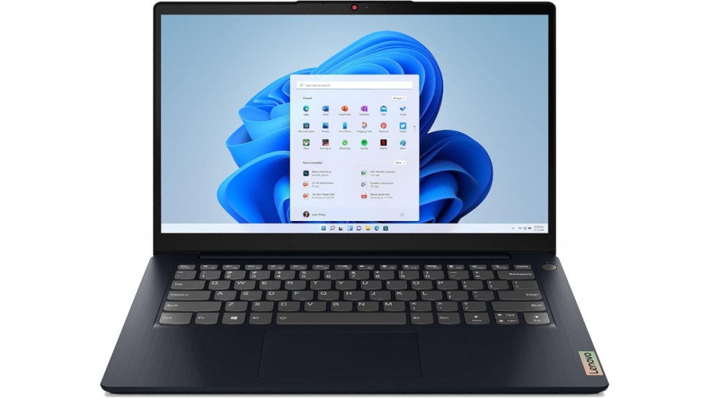 Lenovo IdeaPad 3 image on white bg, best laptop for roblox