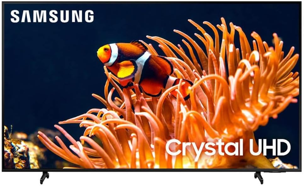 SAMSUNG 75-Inch Class 4K Crystal UHD DU8000 Series HDR Smart TV via Amazon