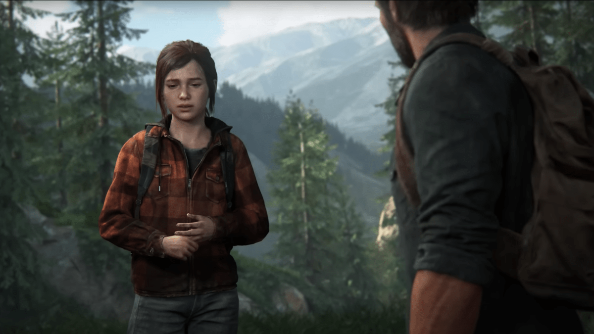 Last Of US Part 1 Sad game ending, ellie talking to joel.