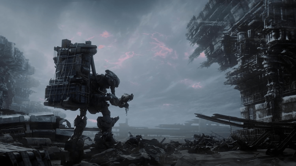 Official Screenshot of a mech in Armored Core VI Fires of Rubicon