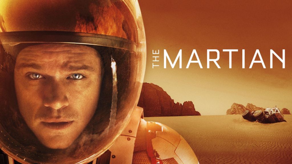 Matt Damon in The Martian Key Art from Max