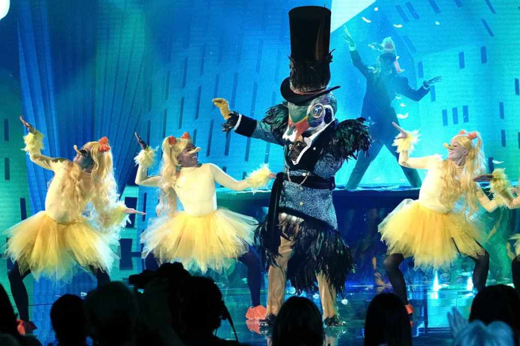 Willie Robertson as Mallard on The Masked Singer, via EW