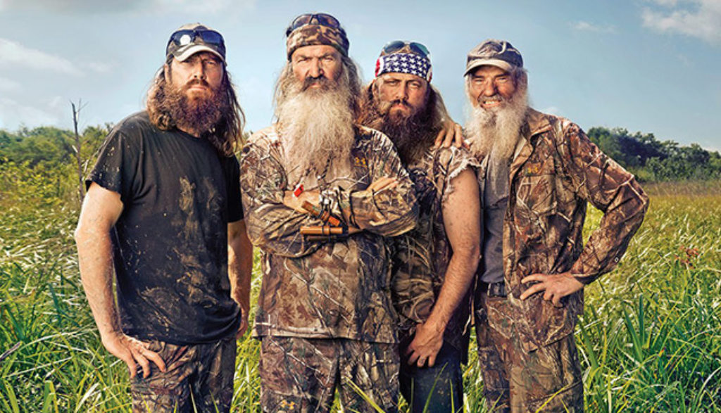 Phil Robertson and the cast of Duck Dynasty.