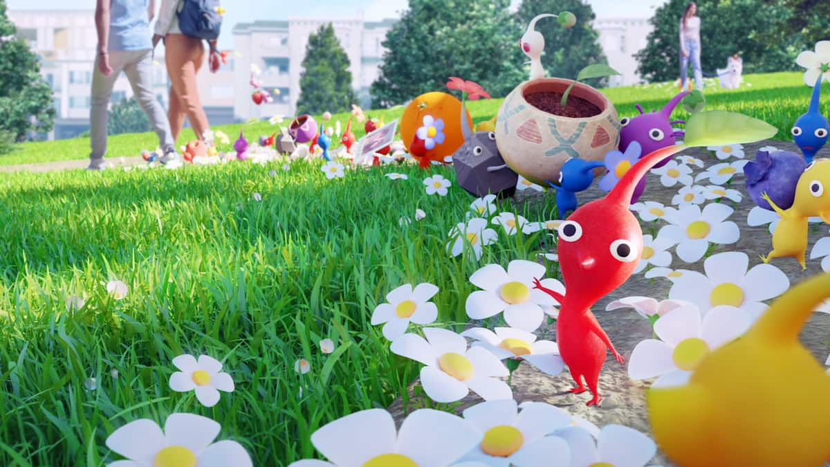 Promotional image for Pikmin Bloom.