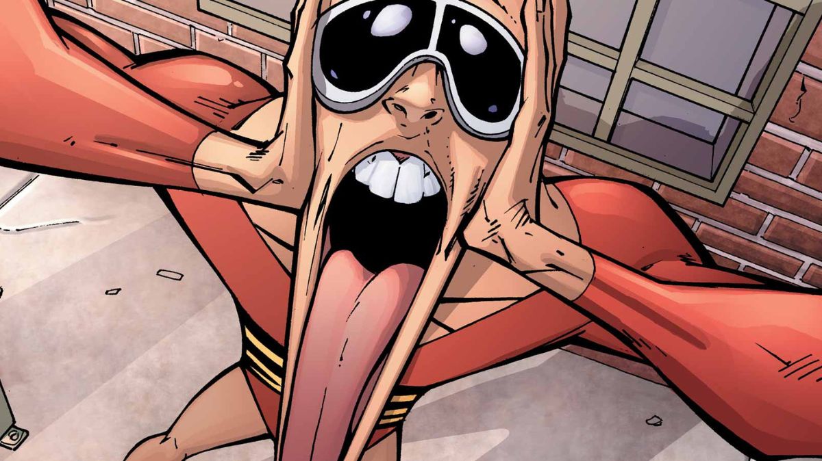 Plastic Man from DC Comics.