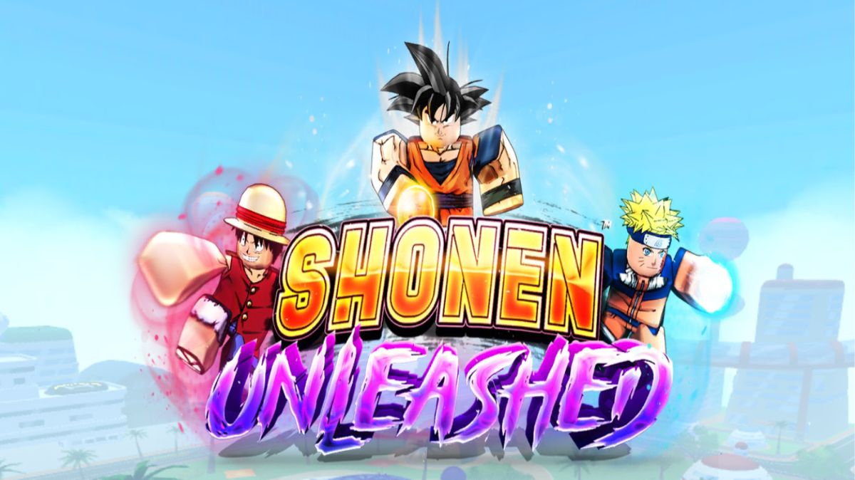 The title screen from Shonen Unleashed.