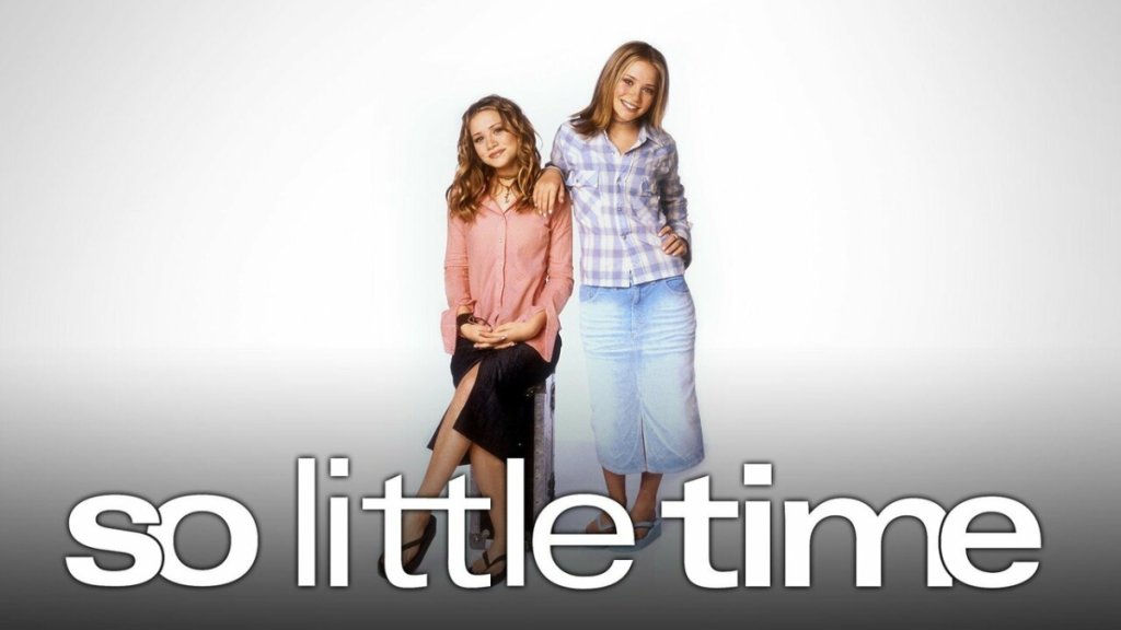 Mary-Kate and Ashley together for the So Little Time title card