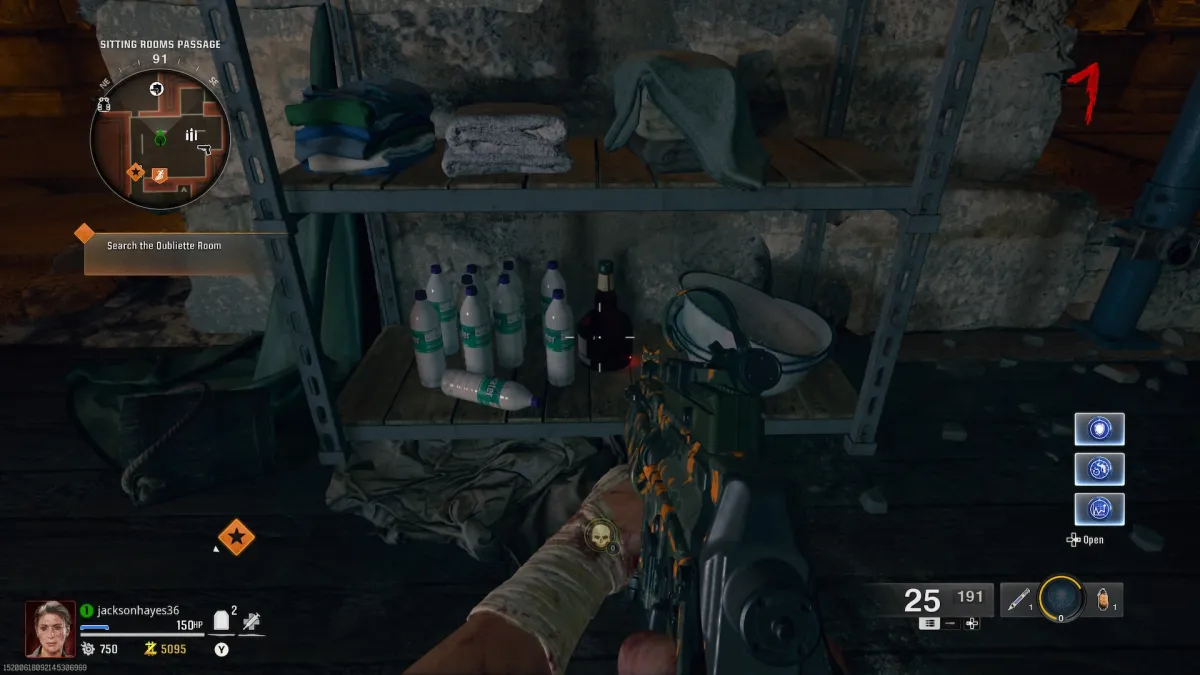 An alcohol bottle as part of an article about how to do the bartender Easter egg in Citadelle des Morts in Black Ops 6.