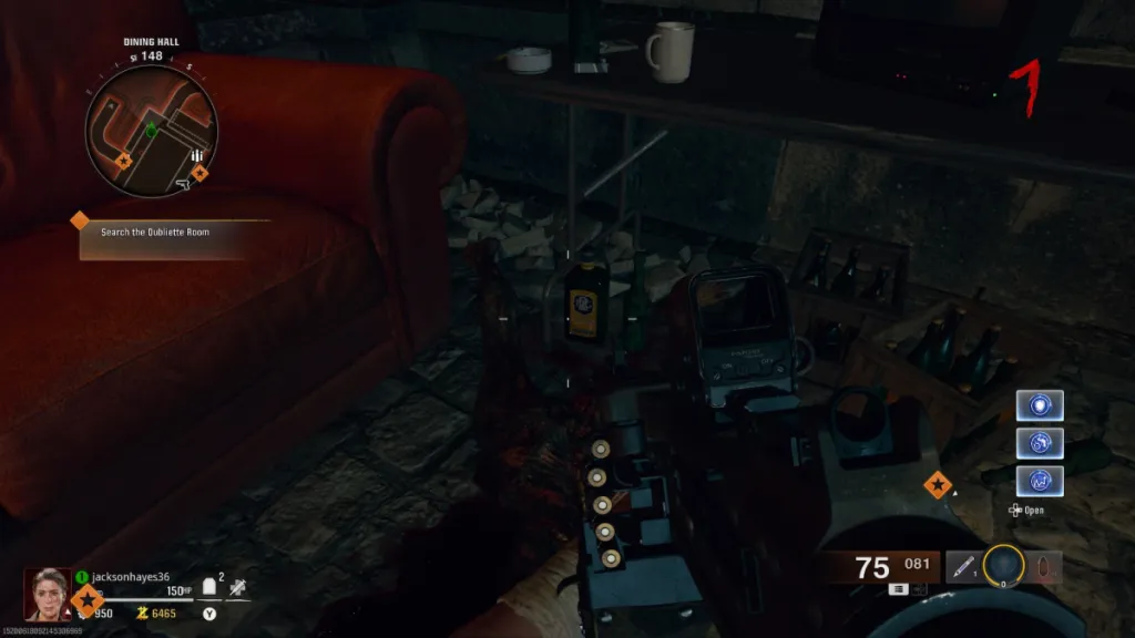 An alcohol bottle as part of an article about how to do the bartender Easter egg in Citadelle des Morts in Black Ops 6.