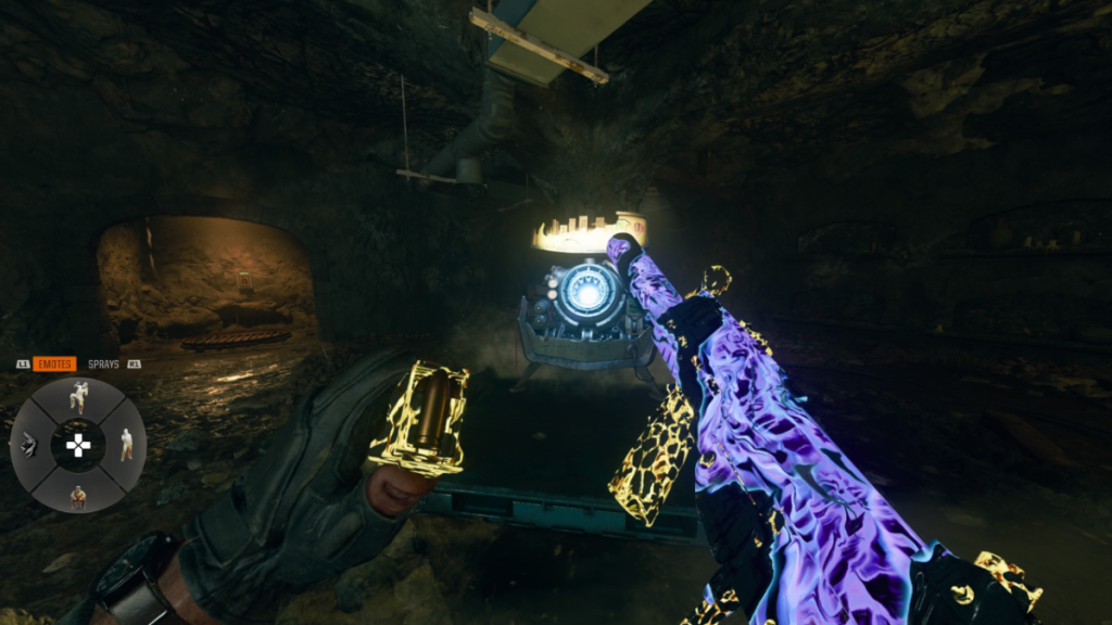 The Pack-A-Punch machine in Citadelle des Morts in Black Ops 6 Zombies.