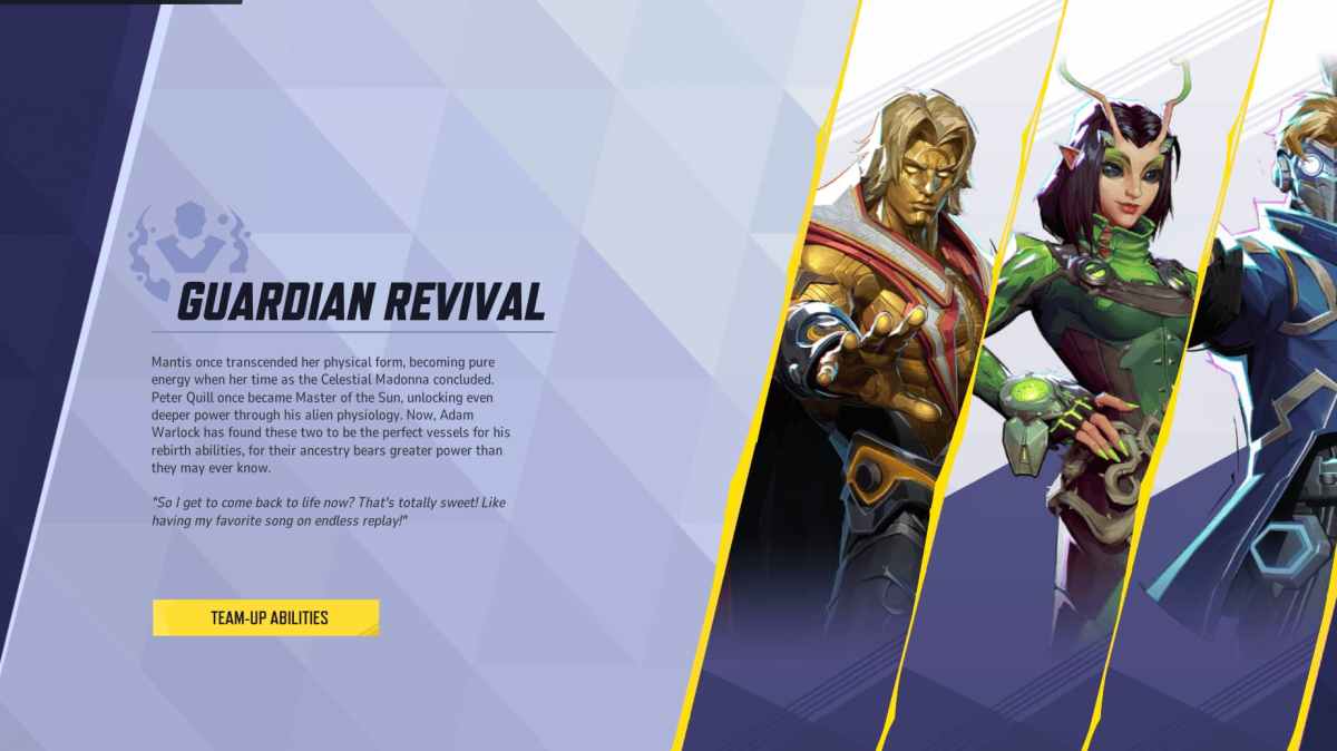 Marvel Rivals Team-up Ability Guardian Revival