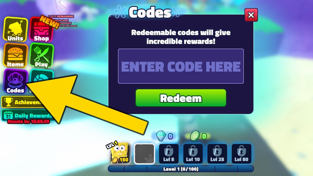 How to redeem SpongeBob Tower Defense codes.