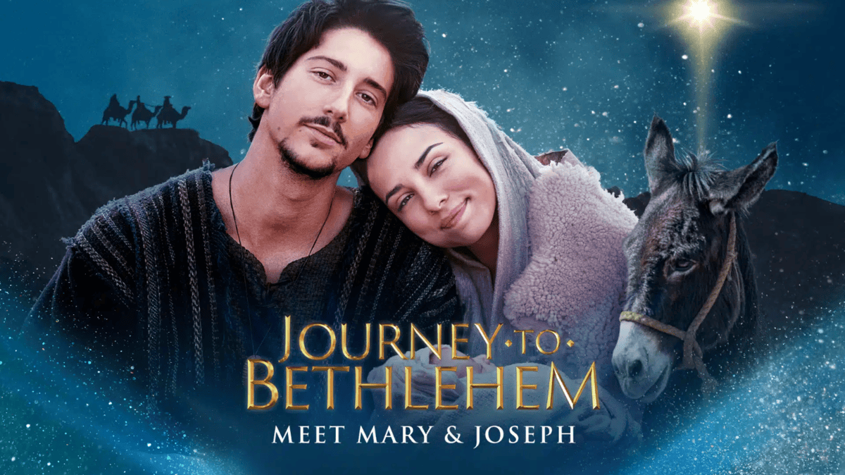 Journey to Bethlehem poster as part of an article about best christmas movies on Netflix.