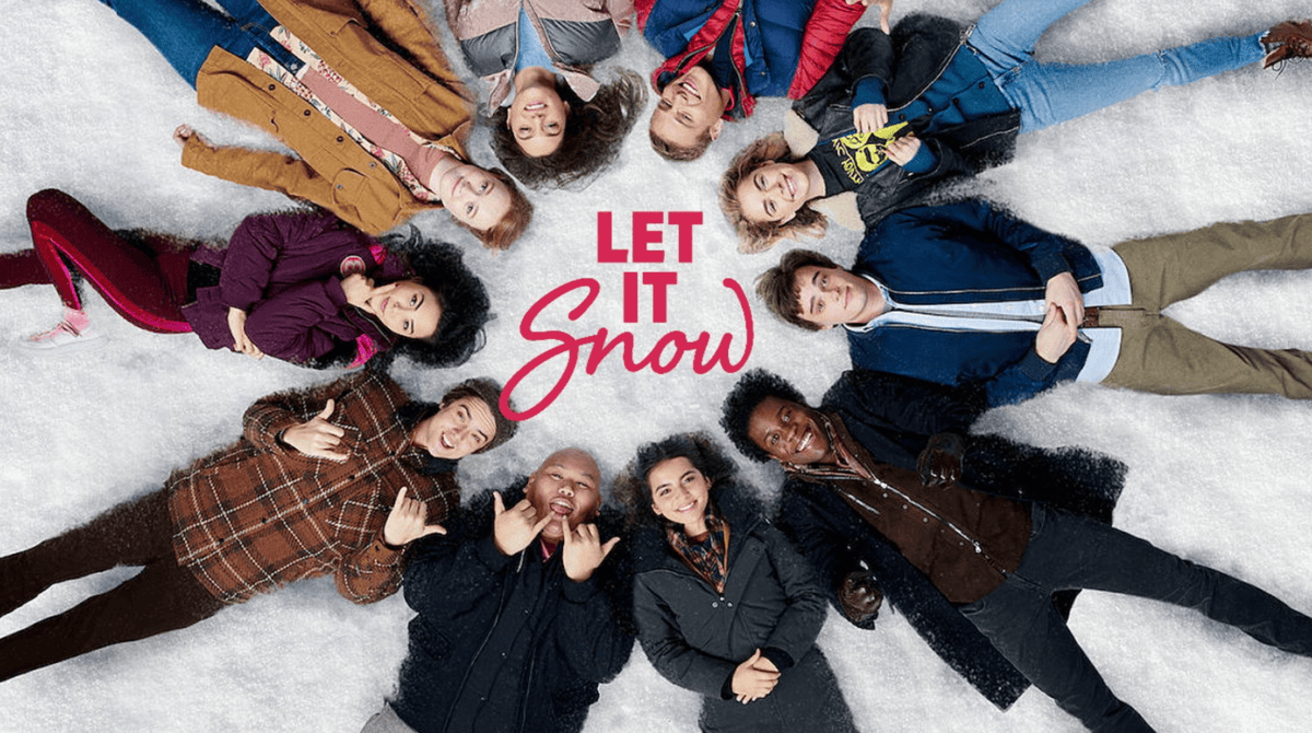 Let It Snow poster as part of an article about best christmas movies on Netflix.