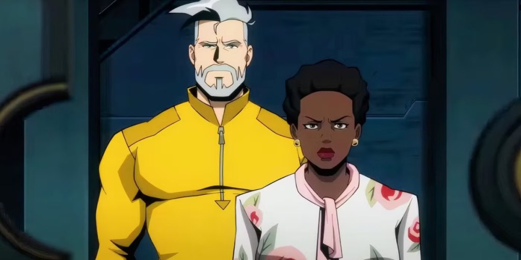 Rick Flag Sr. and Amanda Waller from Creature Commandos.