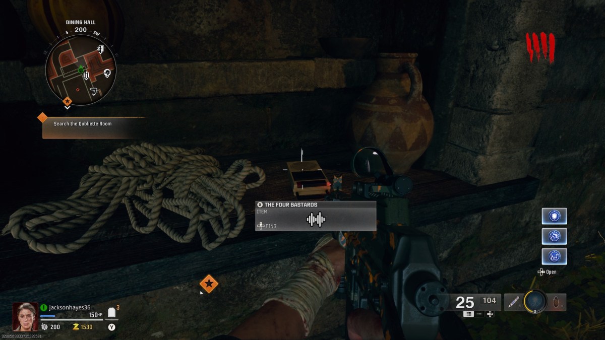 An Audio Log in Citadelle des Morts in Black Ops 6.