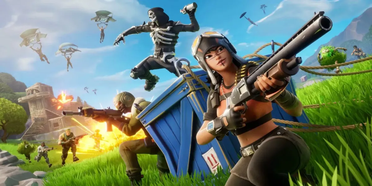 Fortnite OG loading screen as part of an article about how to double pump.