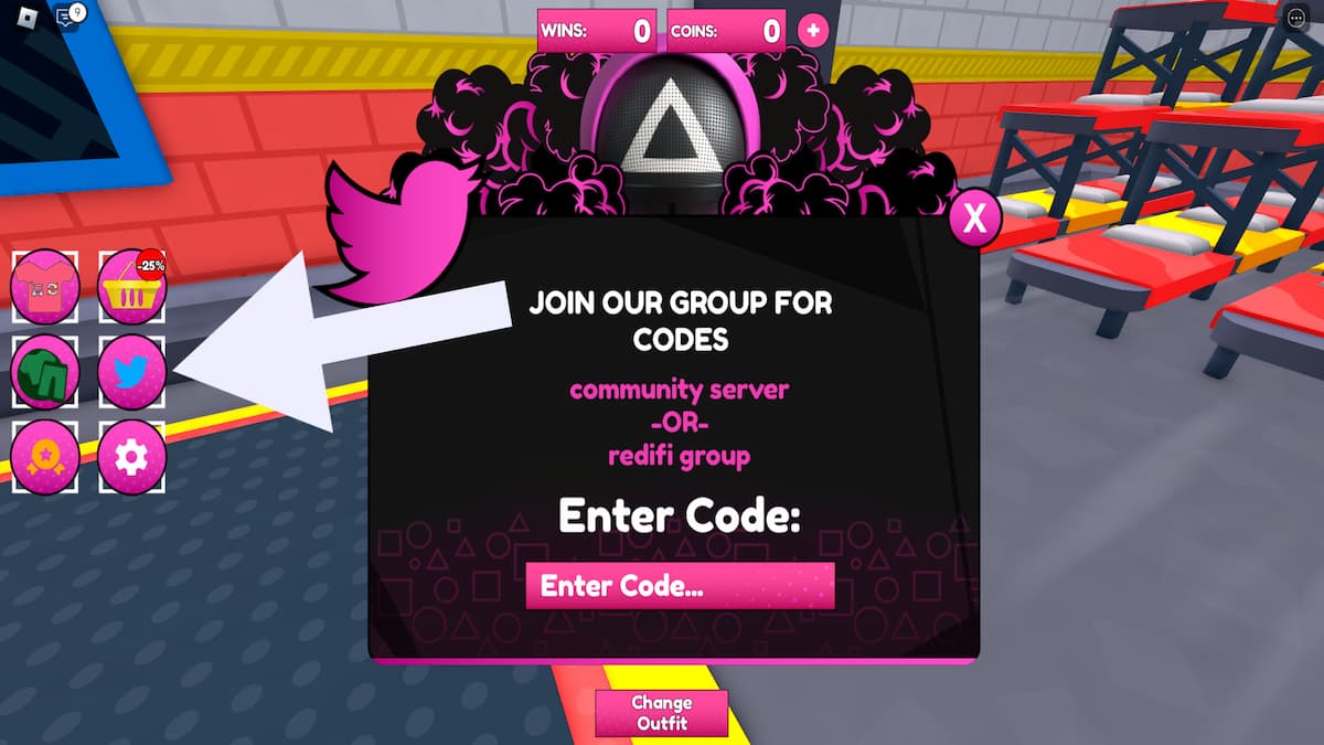 How to redeem Squid Game X codes.